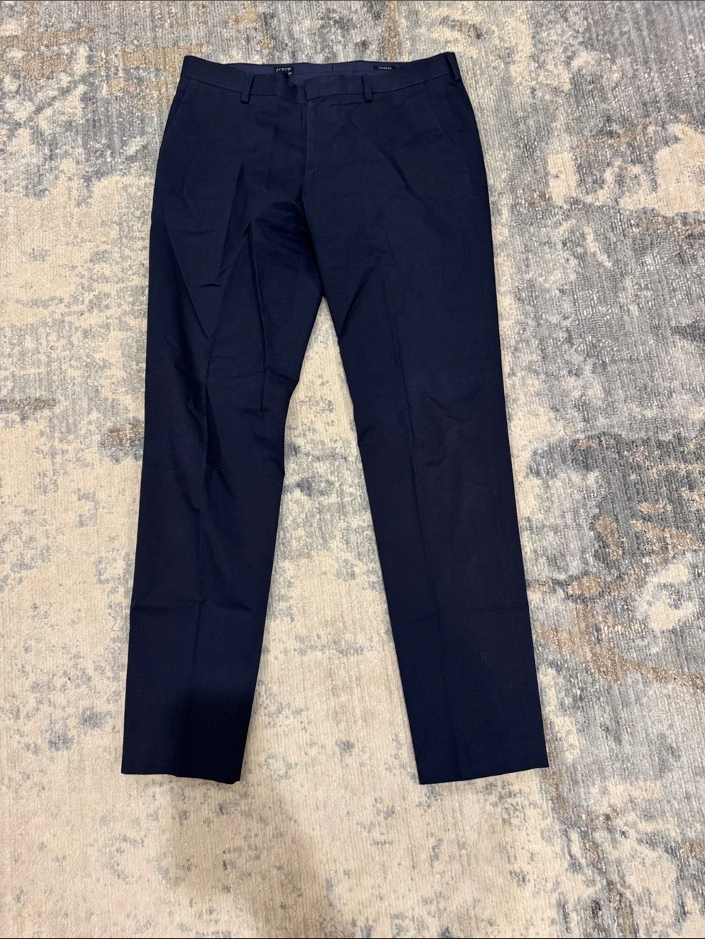 J. Crew Men's Dark Navy Dress Pants - Slim Straight